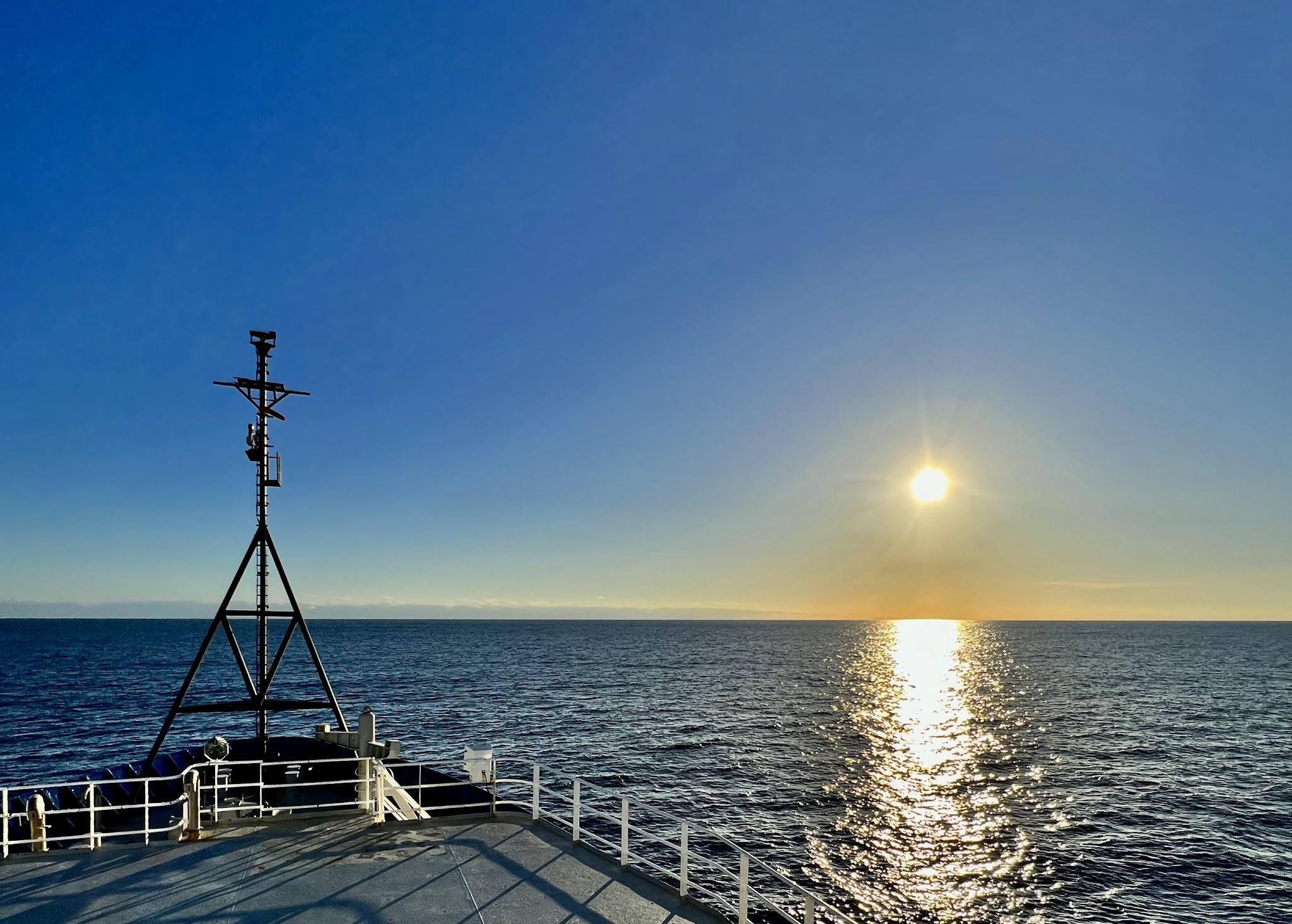 Still water during the ETSP cruise