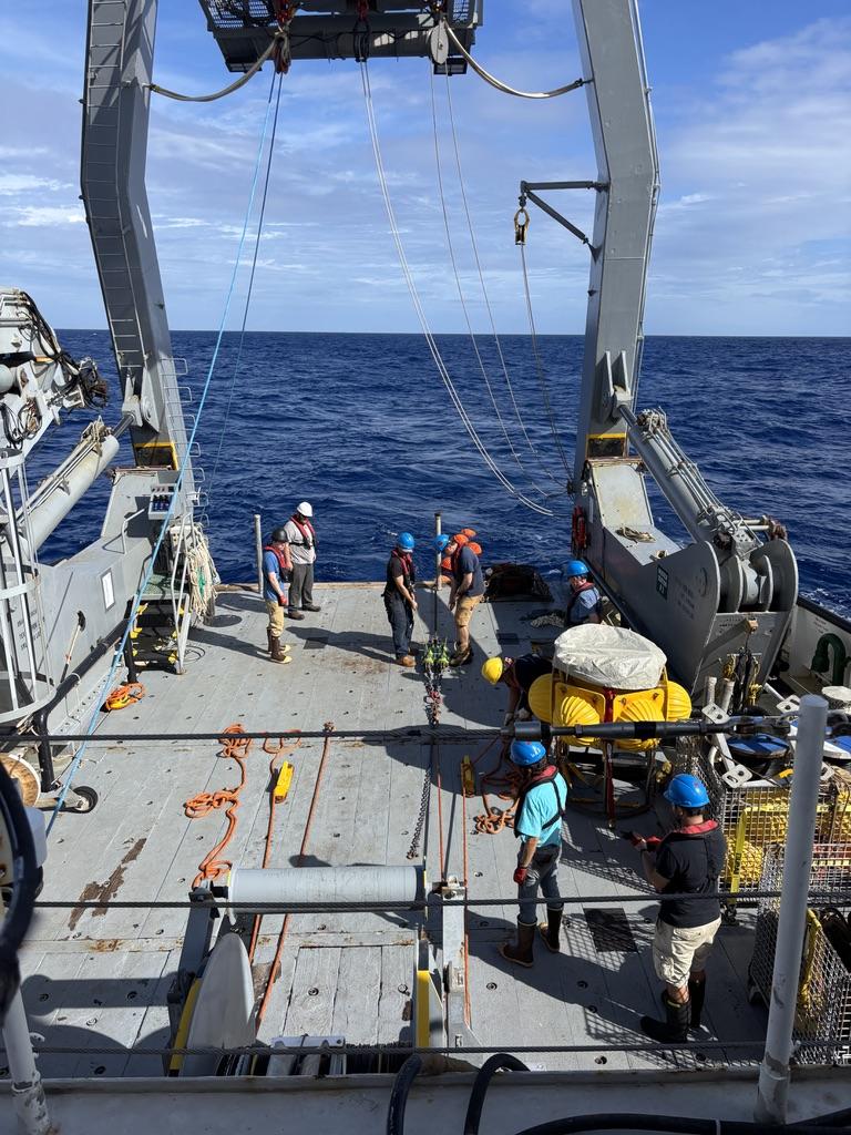 OFP mooring work on deck